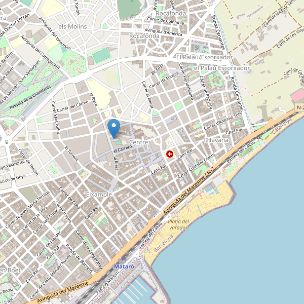 Thumbnail Mapa de cines en Mataró