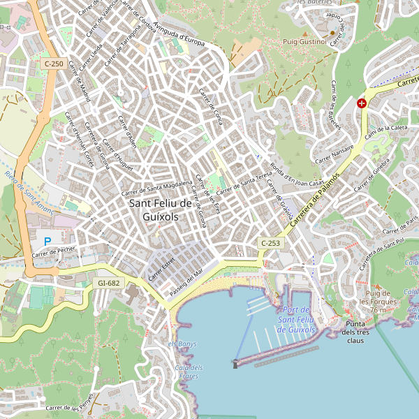 Thumbnail Mapa de cines en Sant Feliu de Guíxols