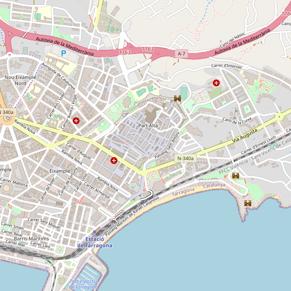 Thumbnail Mapa de cines en Tarragona