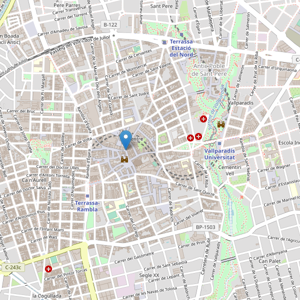 Thumbnail Mapa de cines en Terrassa