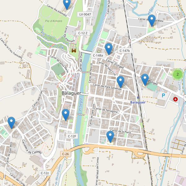 Mapa de escuelas en Balaguer Thumbnail