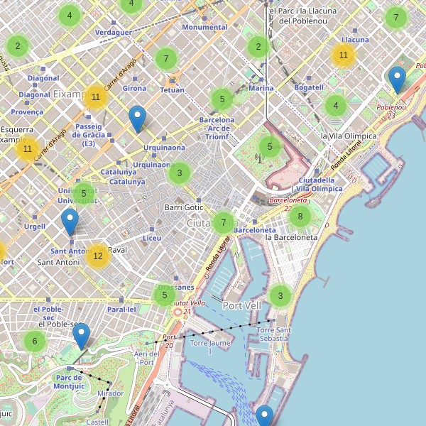 Mapa de escuelas en Barcelona Thumbnail