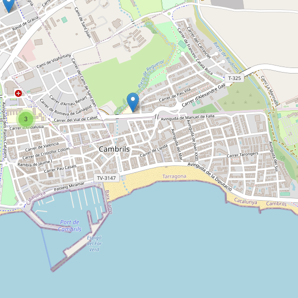 Mapa de escuelas en Cambrils (T) Thumbnail