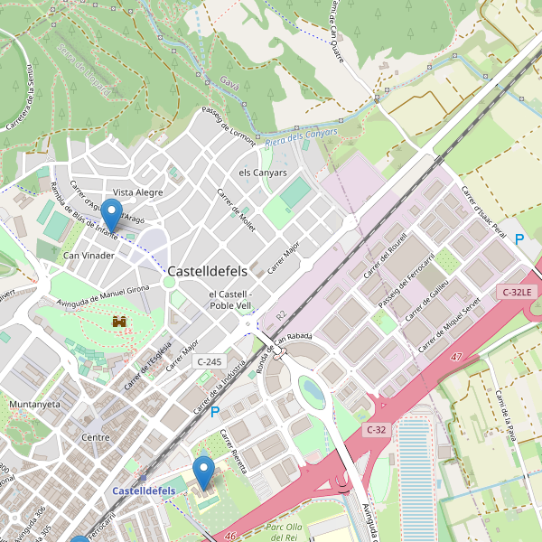 Mapa de escuelas en Castelldefels Thumbnail