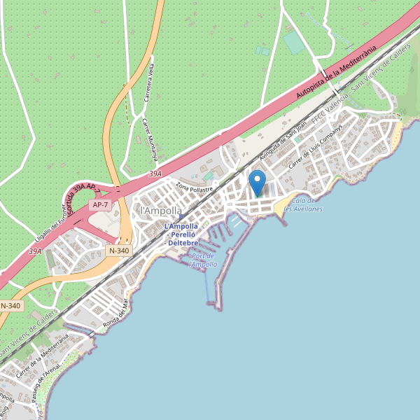 Mapa de escuelas en l'Ampolla Thumbnail