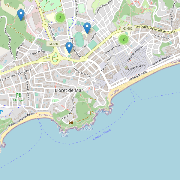 Mapa de escuelas en Lloret de Mar Thumbnail