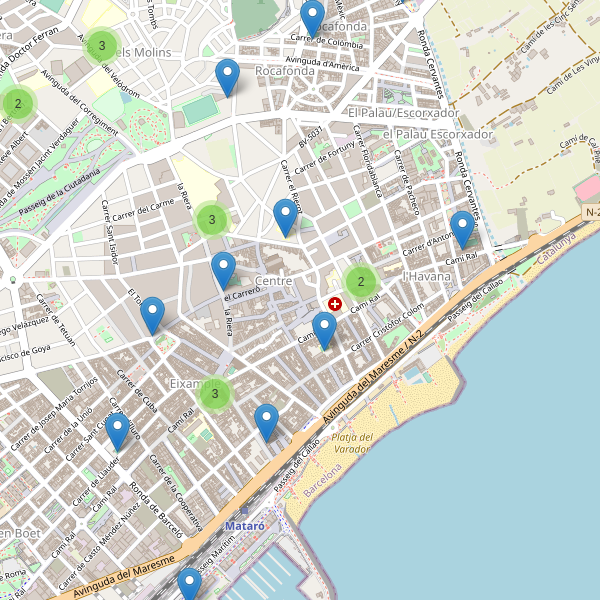 Mapa de escuelas en Mataró Thumbnail