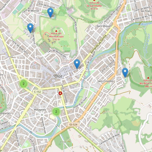 Mapa de escuelas en Olot Thumbnail
