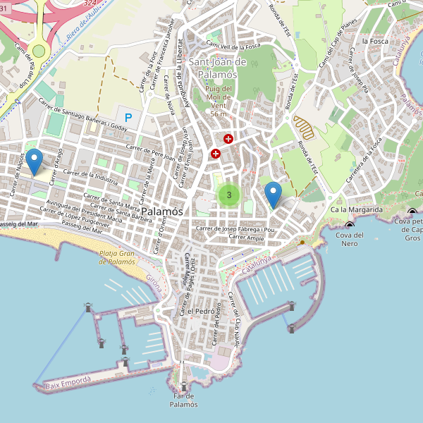 Mapa de escuelas en Palamós Thumbnail