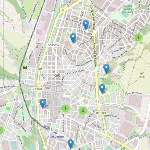 Mapa de escuelas en Rubí Thumbnail