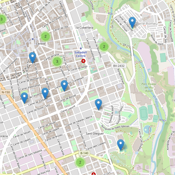 Mapa de escuelas en Sabadell Thumbnail