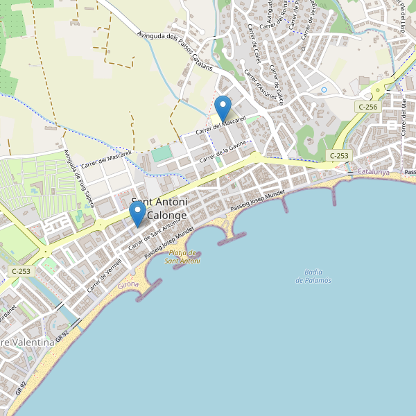 Mapa de escuelas en Sant Antoni de Calonge Thumbnail