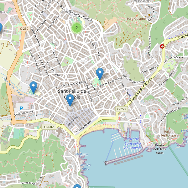 Mapa de escuelas en Sant Feliu de Guíxols Thumbnail