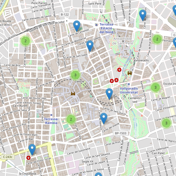 Mapa de escuelas en Terrassa Thumbnail