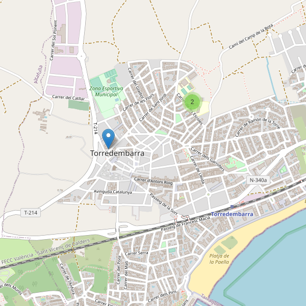 Mapa de escuelas en Torredembarra Thumbnail
