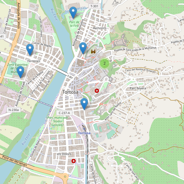 Mapa de escuelas en Tortosa Thumbnail