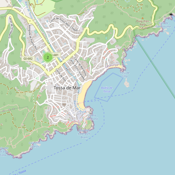 Mapa de escuelas en Tossa de Mar Thumbnail