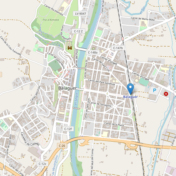 Mapa de estaciones en Balaguer Thumbnail