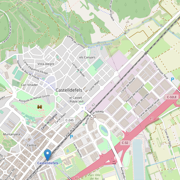 Mapa de estaciones en Castelldefels Thumbnail