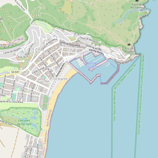 Mapa de estaciones en l'Estartit Thumbnail