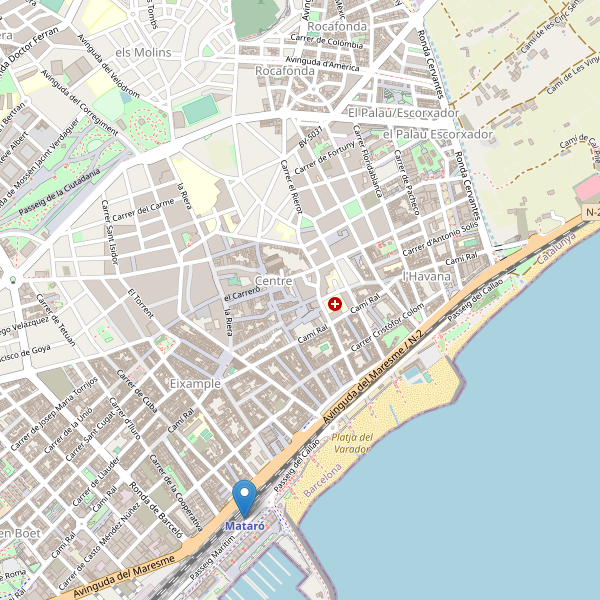 Mapa de estaciones en Mataró Thumbnail