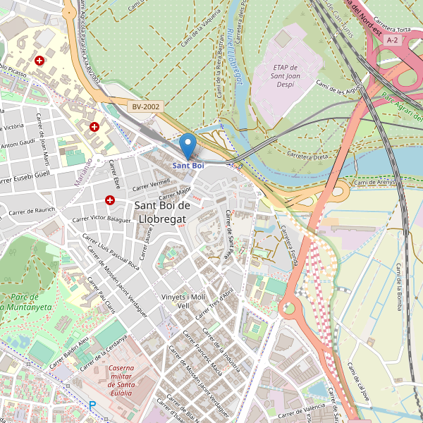 Mapa de estaciones en Sant Boi de Llobregat Thumbnail
