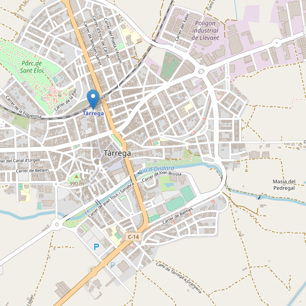 Mapa de estaciones en Tàrrega Thumbnail