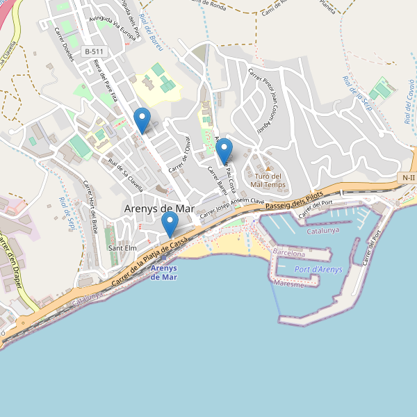 Thumbnail Mapa de farmacias en Arenys de Mar