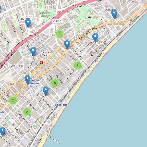 Thumbnail Mapa de farmacias en Badalona