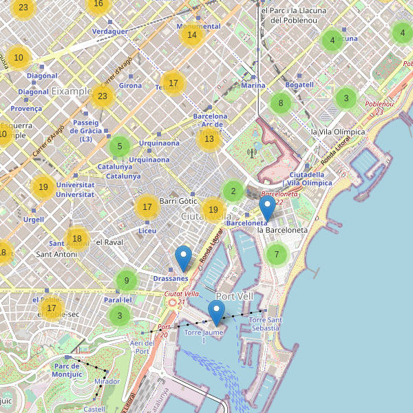 Thumbnail Mapa de farmacias en Barcelona