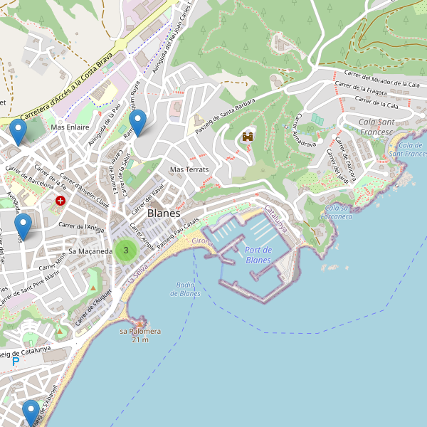 Thumbnail Mapa de farmacias en Blanes