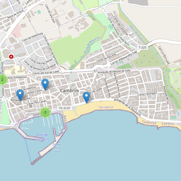 Thumbnail Mapa de farmacias en Cambrils (T)