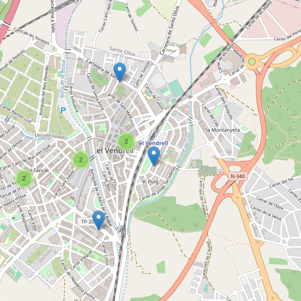 Thumbnail Mapa de farmacias en el Vendrell