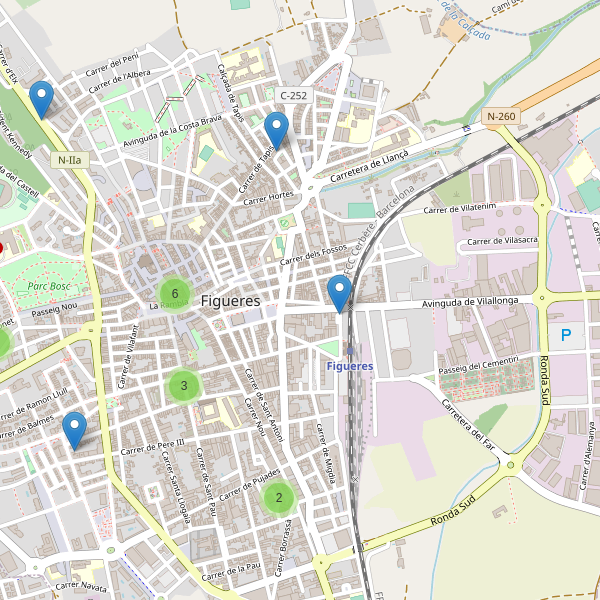 Thumbnail Mapa de farmacias en Figueres