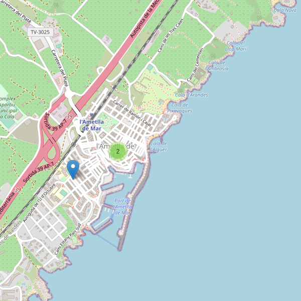 Thumbnail Mapa de farmacias en l'Ametlla de Mar