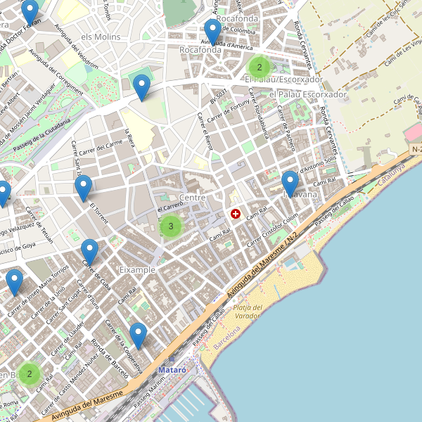 Thumbnail Mapa de farmacias en Mataró
