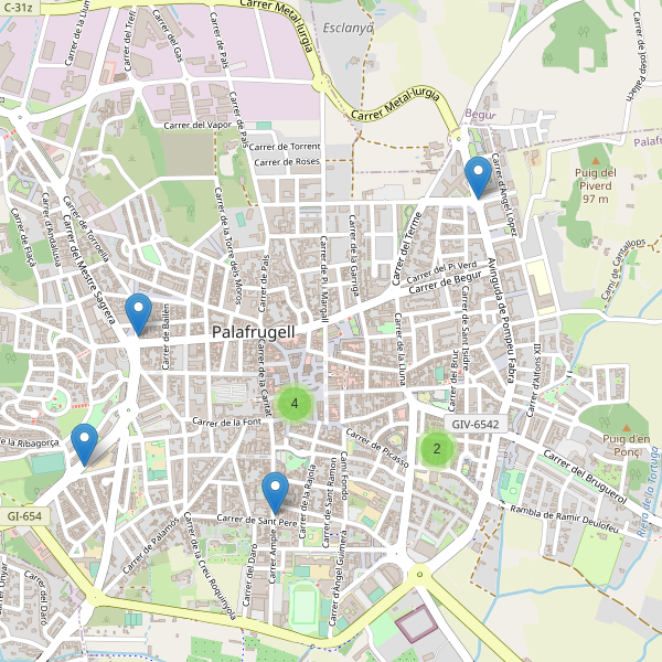 Thumbnail Mapa de farmacias en Palafrugell