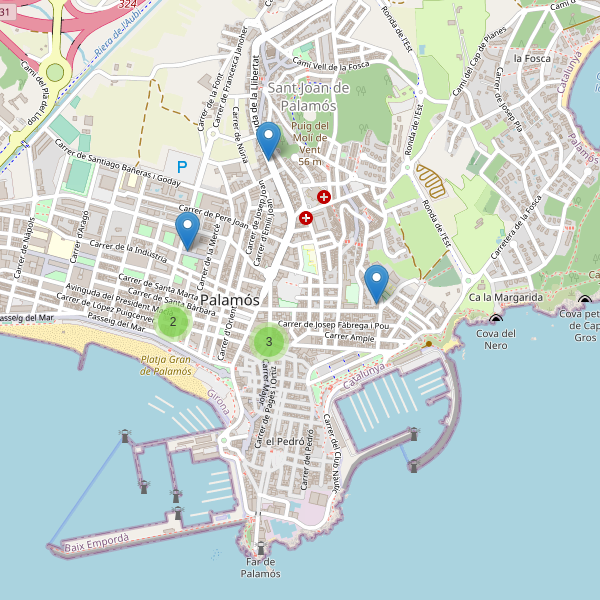 Thumbnail Mapa de farmacias en Palamós