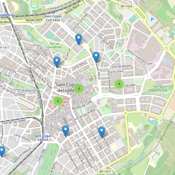 Thumbnail Mapa de farmacias en Sant Cugat del Vallès