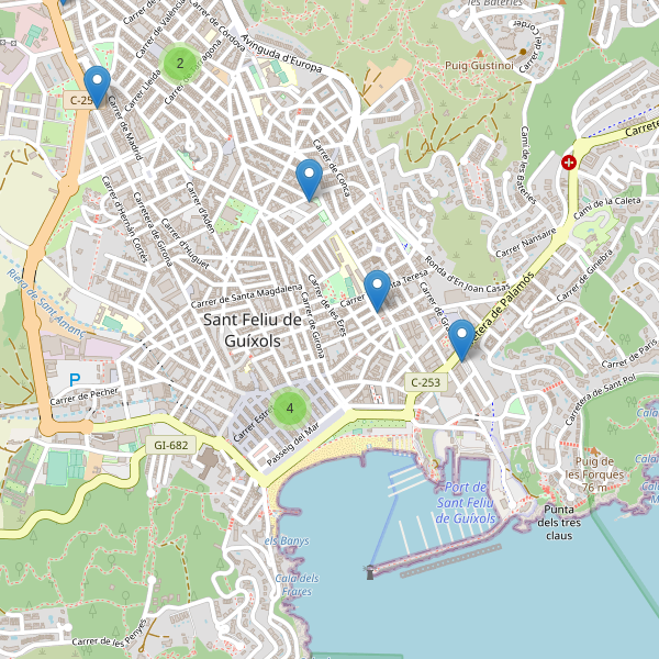 Thumbnail Mapa de farmacias en Sant Feliu de Guíxols