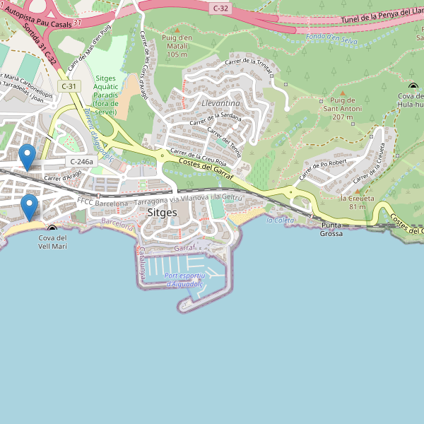 Thumbnail Mapa de farmacias en Sitges