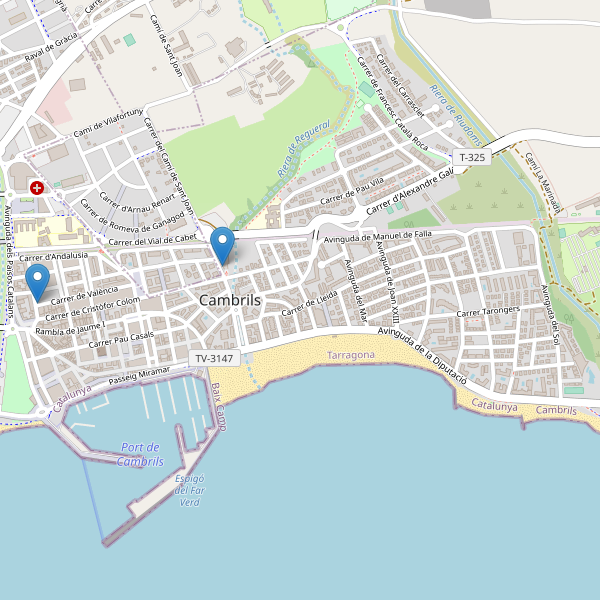 Thumbnail Mapa de hoteles en Cambrils (T)