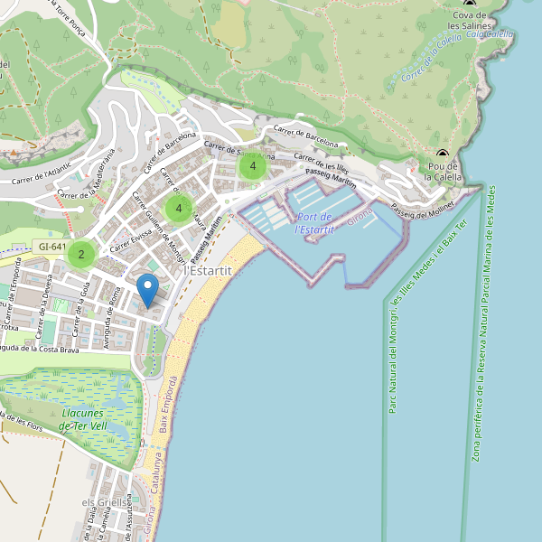 Thumbnail Mapa de hoteles en l'Estartit