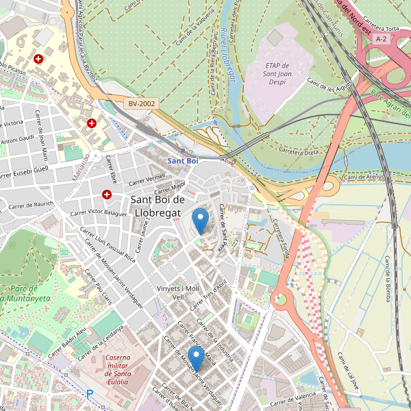 Thumbnail Mapa de hoteles en Sant Boi de Llobregat