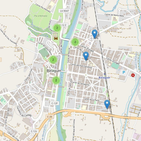 Mapa de iglesias en Balaguer Thumbnail