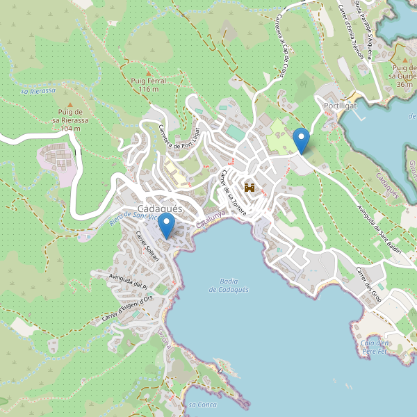 Mapa de iglesias en Cadaqués Thumbnail