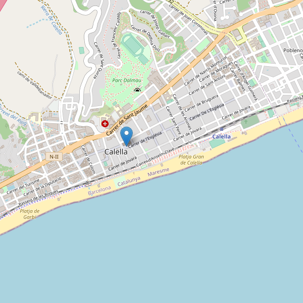 Mapa de iglesias en Calella Thumbnail