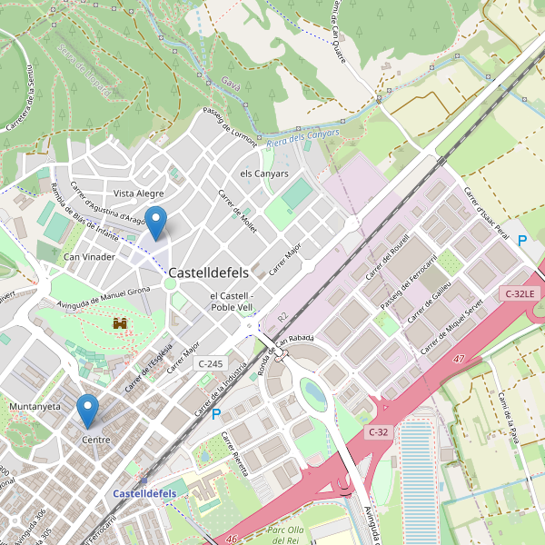 Mapa de iglesias en Castelldefels Thumbnail