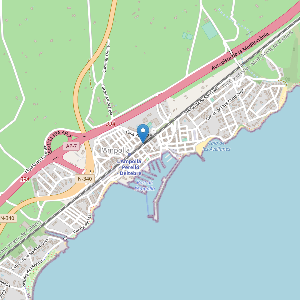 Mapa de iglesias en l'Ampolla Thumbnail