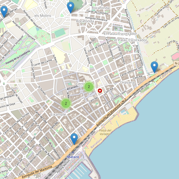 Mapa de iglesias en Mataró Thumbnail